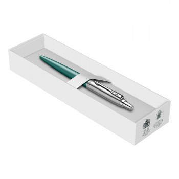 Подарочный набор:  Ручка шариковая Parker Jotter XL K69 Greenwich, Matte Green CT + Ежедневник Green GS